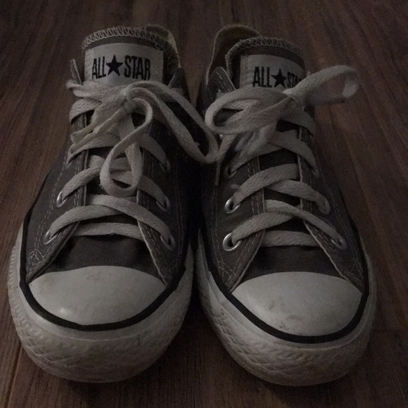 Grey low top Converse (Women’s 6) - Picture 1 of 5